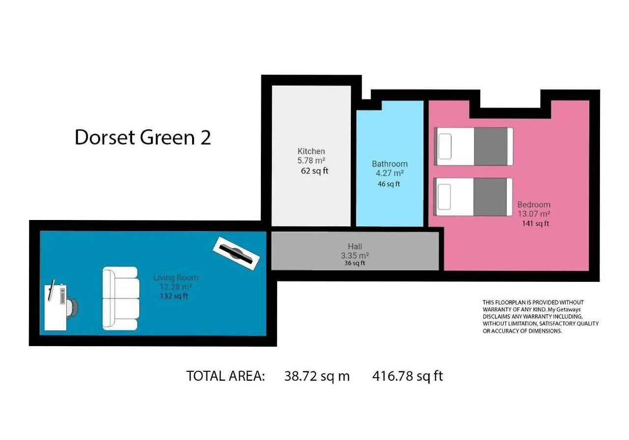 Apartmán Dorset Green Two By My Getaways Hove